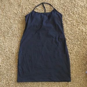 Fabletics Mandi Mini Dress black built-in bra size medium